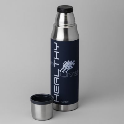 ТЕРМОС HEALTHY LIVE 1000 МЛ, КОЛБА НЕРЖ.СТАЛЬ 18/10-4