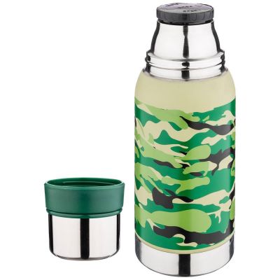 ТЕРМОС AGNESS С УЗКИМ ГОРЛОМ И 2-МЯ КРЫШКАМИ-ЧАШКАМИ, 600МЛ, КОЛБА НЖС (КОР=12ШТ.)-2