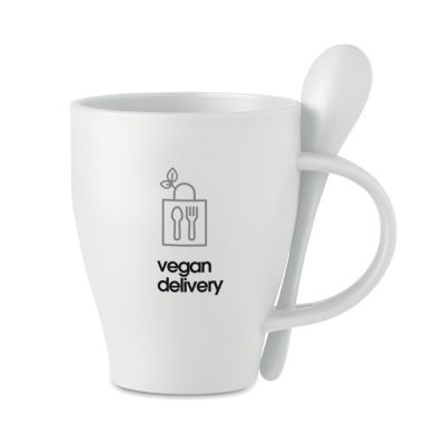 Кружка с ложкой 300 мл-8