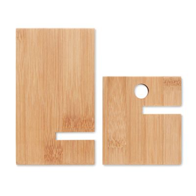 Подставка для телефона бамбук-12