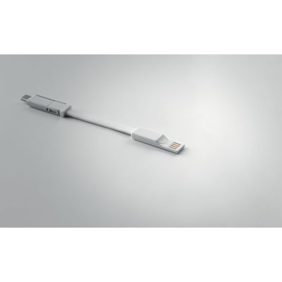Брелок для зарядки кабеля 3в1, MO9765-06-3