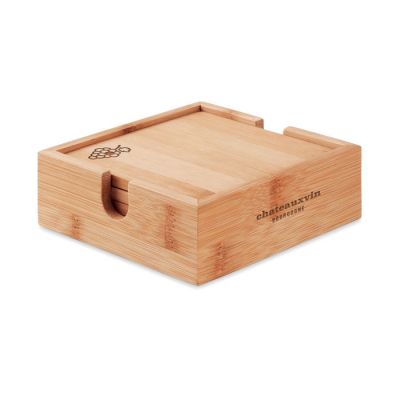 Набор костеров из бамбука-5