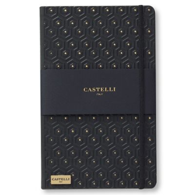 Блокнот Honeycomb Gold Black-0