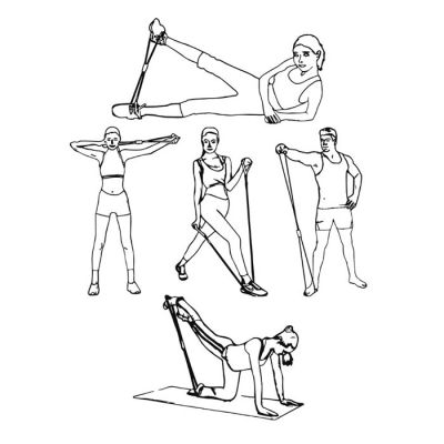 Фитнес трос в чехле RPET-4