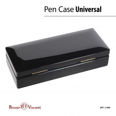 ФУТЛЯР ДЕРЕВЯННЫЙ ЛАКИРОВАННЫЙ ПОД РУЧКУ, ЧЕРНЫЙ-1