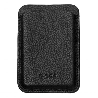 Картхолдер с магнитом HUGO BOSS - Mobile Classic Grained-0