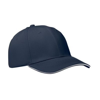 6 panel baseball cap-0