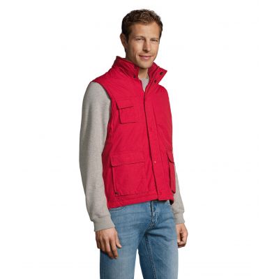 Мужской жилет WELLS, материал: 100% нейлон, размер: L, цвет красный-0