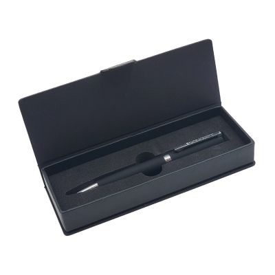 ФУТЛЯР ПОДАРОЧНЫЙ ИЗ ЭКОКОЖИ ПОД РУЧКУ, ЧЕРНЫЙ-3