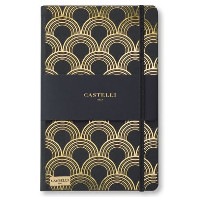 Блокнот Art Deco Gold Black-0