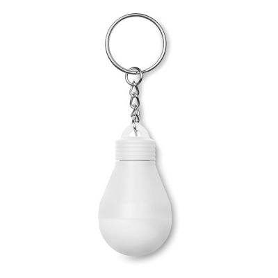 Пластиковый фонарь-брелок в виде лампочки-0