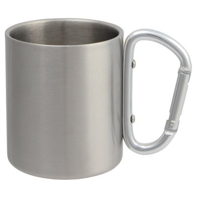 Кружка из нержавеющей стали HIKING DAY (серебряный)-0