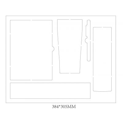 Ложемент для коробки Mark+Radmir+Nika+Melan+Umbrella (Белый)-0