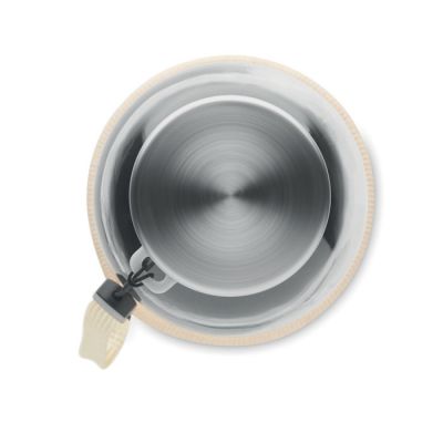 Стеклянная бутылка в чехле-7