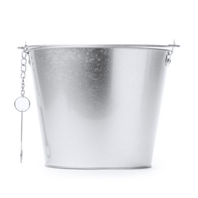 Металлическое ведро QUINTO, Серебро-0