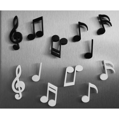 МАГНИТЫ MEMODY MAGNET (6 ШТ. / УПАК.), чёрные-1