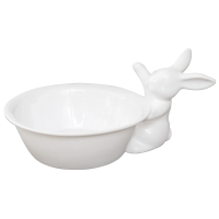 Мисочка с кроликом, 500 мл, Белый