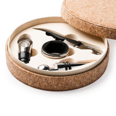 Винный набор VENET, в футляре из натуральной пробки-3