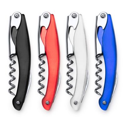 Штопор из нержавеющей стали GARNAC, Красный-2