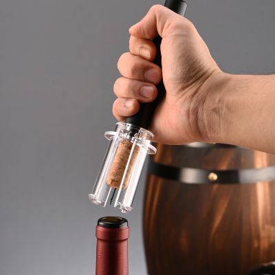 Штопор вакуумный Дентон, черный-5