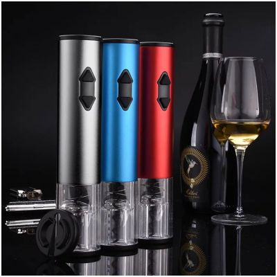 Винный электрический штопор  Божоле, серебро-2