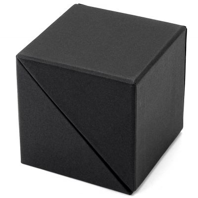 Настольный органайзер с бумажными стикерами Nivora, черный-4