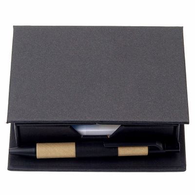 Набор для записей со стикерами Notora, черный-5