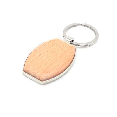 Брелок Woody E(эллипс), натуральный-0