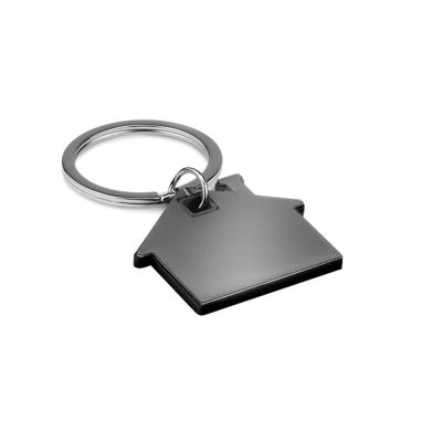 Брелок "Дом", металлический, черный-1