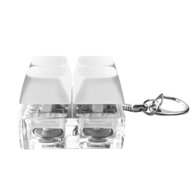 Брелок Press Anti Stress с LED подсветкой, белый-0