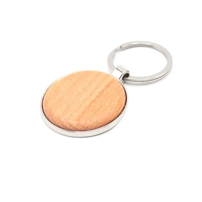 Брелок Woody R(круг), натуральный-0