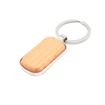 Брелок Woody G(овал), натуральный-0