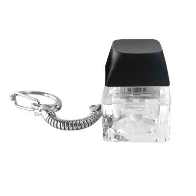 Брелок PUSH ME с LED подсветкой, чёрный-0