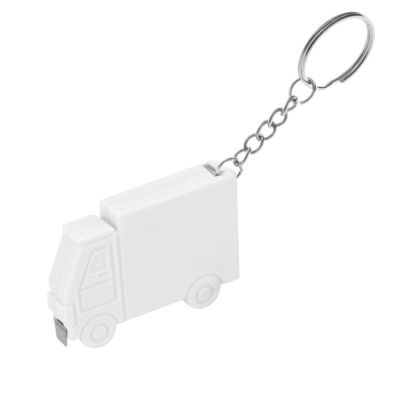 Брелок-рулетка "Грузовик", 1 метр, белый-0
