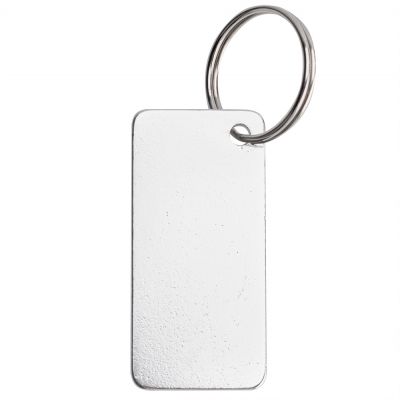 Брелок из переработанного алюминия Convert, серебро-1