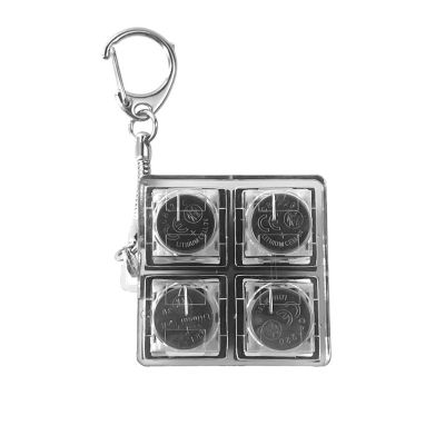 Брелок Press Anti Stress с LED подсветкой, черный-2