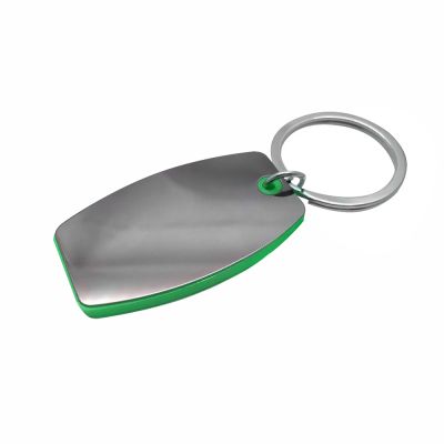 Брелок "Nobel", металлический, зеленый-0
