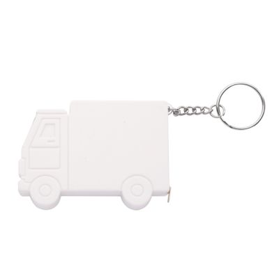 Брелок-рулетка "Грузовик", 1 метр, белый-1