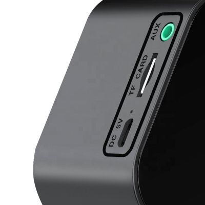 Часы-метеостанция Allora с Bluetooth колонкой функцией Hands free, черные-4