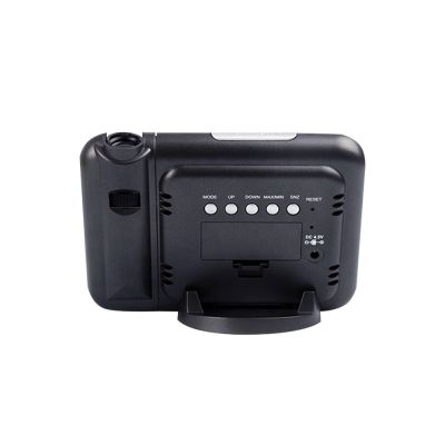 Часы-метеостанция Jettix с проективным циферблатом, черные-3