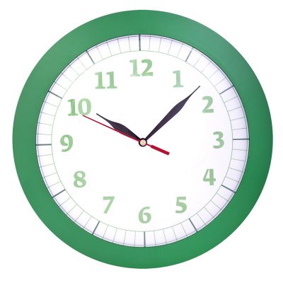 Часы настенные Vivid large, зеленые 5590.90-0