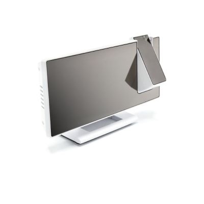 Часы-метеостанция Omix с проективным циферблатом, белые-1