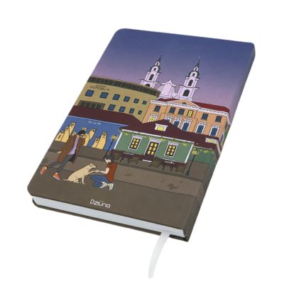 Записная книжка Dziuna Зыбицкая в клетку 10,5 x 16 см-1