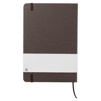 Блокнот из растительного сырья Tutti Frutti, кофейный-4