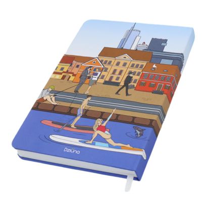 Записная книжка Dziuna Немига в клетку 15,5 x 21 см-1