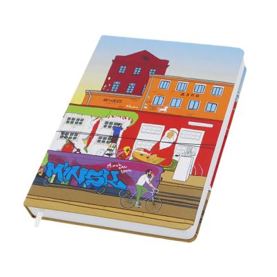 Записная книжка Dziuna Октябрьская в клетку 10,5 x 16 см-0