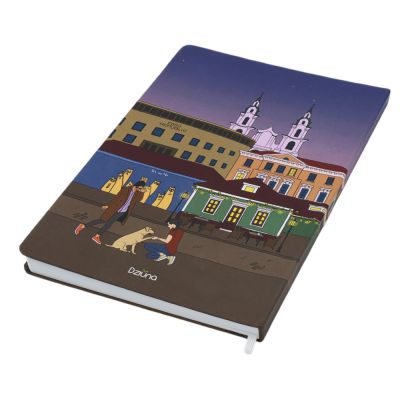 Записная книжка Dziuna Зыбицкая в линейку 15,5 x 21 см-1