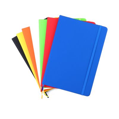 Блокнот A5 "Monte" с линованными страницами, оранжевый-2