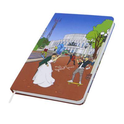 Записная книжка Dziuna Театр в линейку 10,5 x 16 см-0