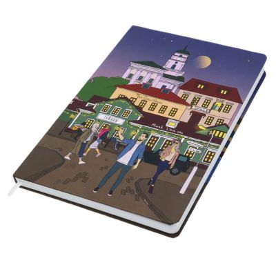 Записная книжка Dziuna Зыбицкая в линейку 15,5 x 21 см-0